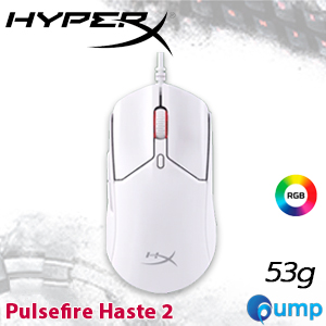 HyperX Pulsefire Haste 2 Wired Gaming Mouse - White