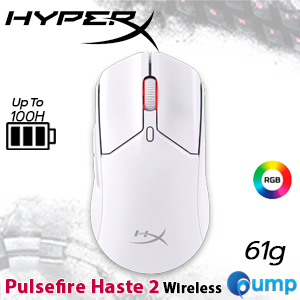 HyperX Pulsefire Haste 2 Wireless Gaming Mouse - White