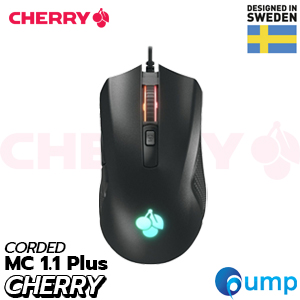 CHERRY MC 1.1 Plus Corded Gaming Mouse - Black