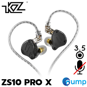 KZ ZS10 Pro X - In-Ear Monitors - 3.5mm - Black