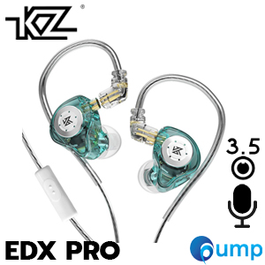 KZ EDX PRO - In-Ear Monitors - 3.5mm With MIC - Cyan