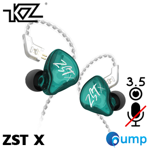 KZ ZST X - In-Ear Monitors - 3.5mm - Cyan
