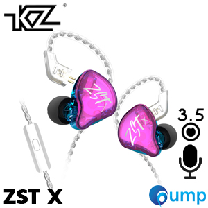KZ ZST X - In-Ear Monitors - 3.5mm With MIC - Colorful