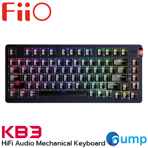 FiiO KB3 HiFi Audio Wired Mechanical Keyboard - Black