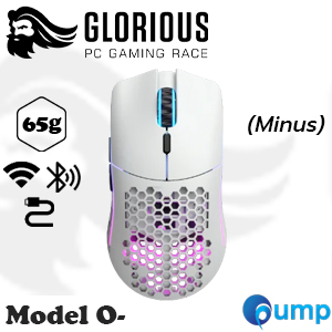 Glorious Model O- (Minus) Wireless Gaming Mouse - Matte White