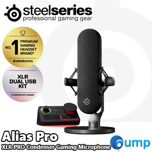 Steelseries Alias Pro XLR Condenser Gaming Microphone - Black