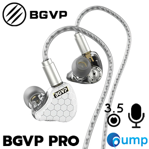 BGVP Scale Pro - In-Ear Monitors - 3.5mm With MIC - White