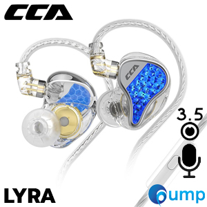 CCA LYRA - In-Ear Monitors - 3.5mm With MIC - Blue