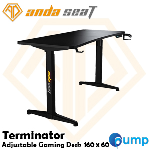 Anda Seat Terminator Adjustable Gaming Desk - Black - 160x60cm