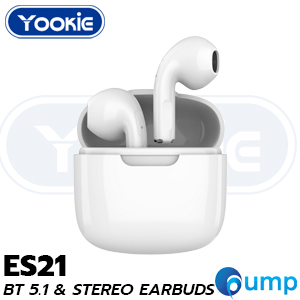 Yookie ES21 True Wireless Earbuds - White