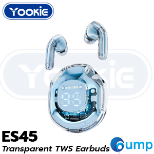 Yookie ES45 Transparent True Wireless Earbuds - Blue
