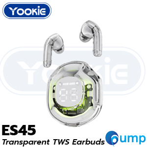 Yookie ES45 Transparent True Wireless Earbuds - White