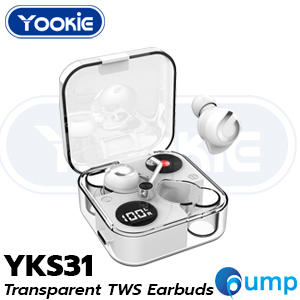 Yookie YKS31 Transparent True Wireless Earbuds - Black