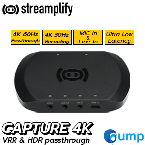 Streamplify Capture 4K High resolution Streaming Capture