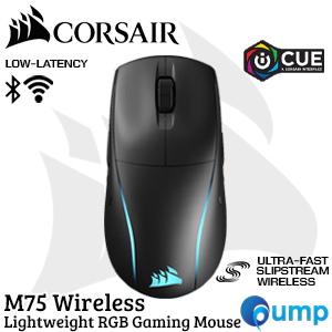 Corsair M75 Wireless Lightweight RGB Gaming Mouse - Black