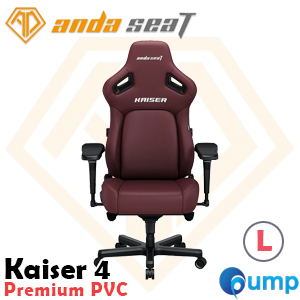 Anda Seat Kaiser 4 Series Premium Gaming Chair - Size L (Red Maroon)