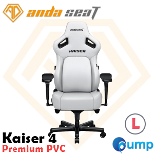 Anda Seat Kaiser 4 Series Premium Gaming Chair - Size L (White)