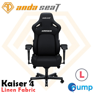 Anda Seat Kaiser 4 Series Premium Gaming Chair - Size L (Black Fabric)