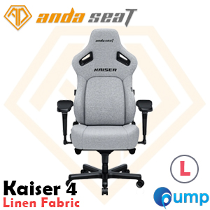 Anda Seat Kaiser 4 Series Premium Gaming Chair - Size L (Grey Fabric)