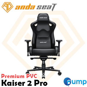 Anda Seat Kaiser 2 Pro Premium Ergonomic Gaming Chair - Black - Leather