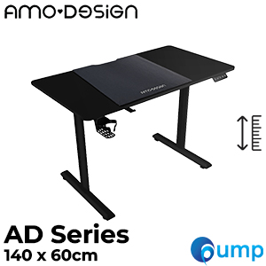 Amo Design AD Series Adjustable Desk - Black - 1.4m - โต๊ะปรับระดับไฟฟ้า 1 มอเตอร์