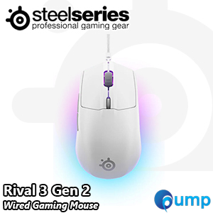 Steelseries Rival 3 Gen 2 Wired Gaming Mouse - White