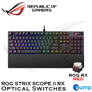 ASUS ROG Strix Scope II RX Wired Gaming Keyboard - Red Sw