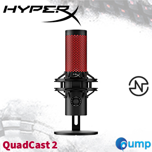 HyperX QuadCast 2 USB Condenser Gaming Microphone - Black - 872V1AA