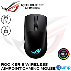 ASUS ROG Keris Wireless AimPoint Gaming Mouse - Black - 90MP02V0-BMUA00