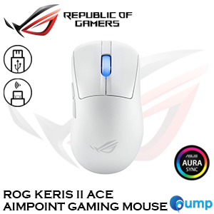 ASUS ROG Keris II ACE Gaming Mouse - White - 90MP03N0-BMUA10
