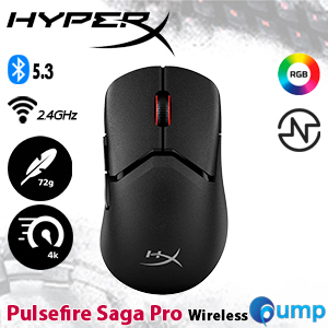 HyperX Pulsefire Saga Pro Wireless Gaming Mouse - Black - A2PB2AA