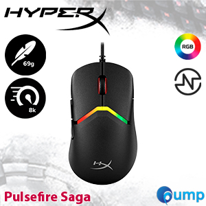 HyperX Pulsefire Saga Wired Gaming Mouse - Black - A2PB3AA