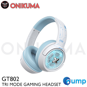 Onikuma GT802 Tri Mode Gaming Headset - White