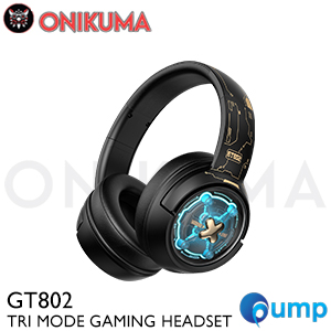 Onikuma GT802 Tri Mode Gaming Headset - Black