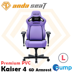 Anda Seat Kaiser 4 Series 6D Arm Rest Premium Gaming Chair - Size XL (Zen Purple)