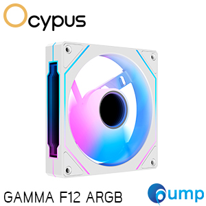 OCYPUS GAMMA F12 ARGB - WHITE (COMPUTER FAN / พัดลมคอมพิวเตอร์)