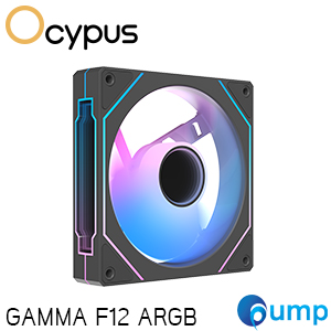 OCYPUS GAMMA F12 ARGB - BLACK (COMPUTER FAN / พัดลมคอมพิวเตอร์)