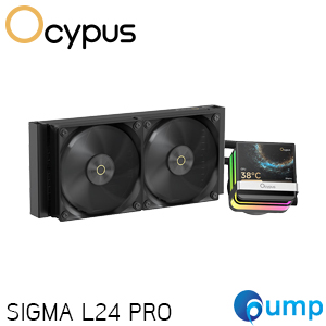 OCYPUS SIGMA L24 PRO - BLACK (CPU LIQUID COOLER / ชุดน้ำระบายความร้อนซีพียู)