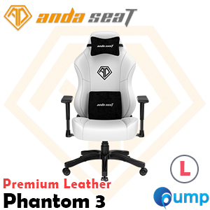 Anda Seat Phantom 3 Series Premium Gaming Chair - White