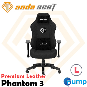 Anda Seat Phantom 3 Series Premium Gaming Chair - Black - Fabric