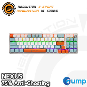Neolution E-Sport NEXUS Wired Gaming Keyboard - White