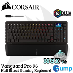 Corsair Vanguard Pro 96 Hall Effect Gaming Keyboard - Black : CH-91E911G-NA