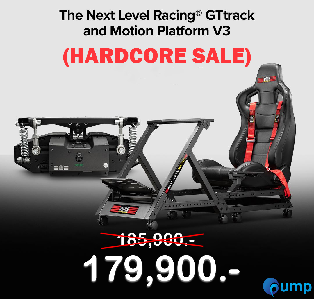 (Bundle) Next Level GTtrack Racing Simurator Cockpit + Next Level Racing Motion Platform V3 