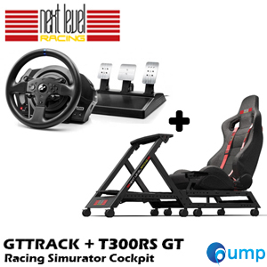 Next Level GTtrack Racing Simurator Cockpit + Thrustmaster T300RS GT Edition