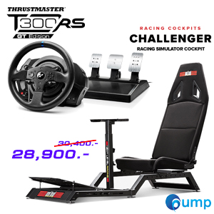 Next Level CHALLENGER Racing Simulator Cockpit  + Thrustmaster T300RS GT Edition