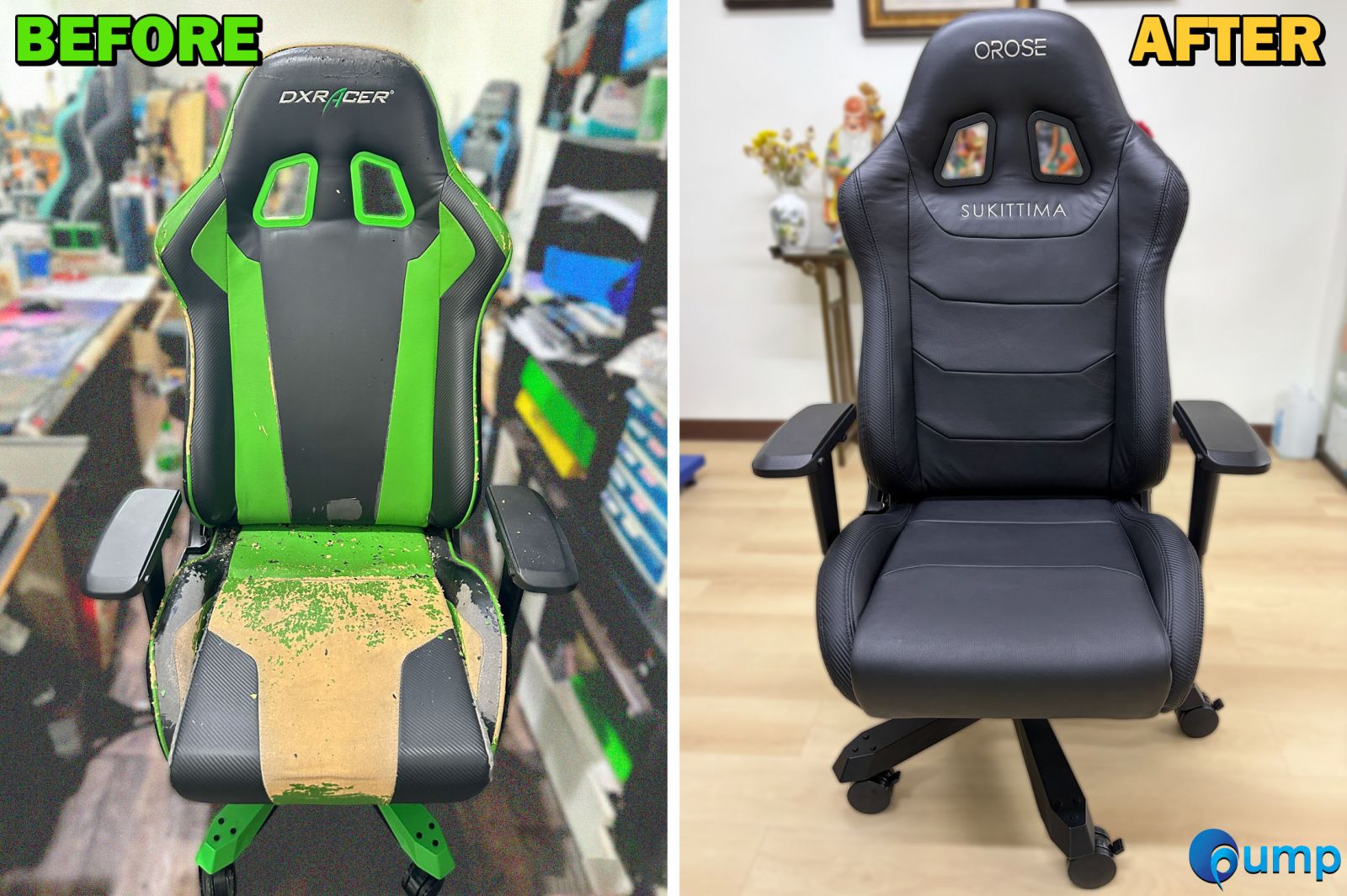 สภาพเก้าอี้ก่อนและหลัง Minor Change