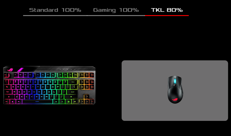 ขาย ASUS ROG CLAYMORE II Mechanical Gaming Keyboard / RED SWITCH / TH ...