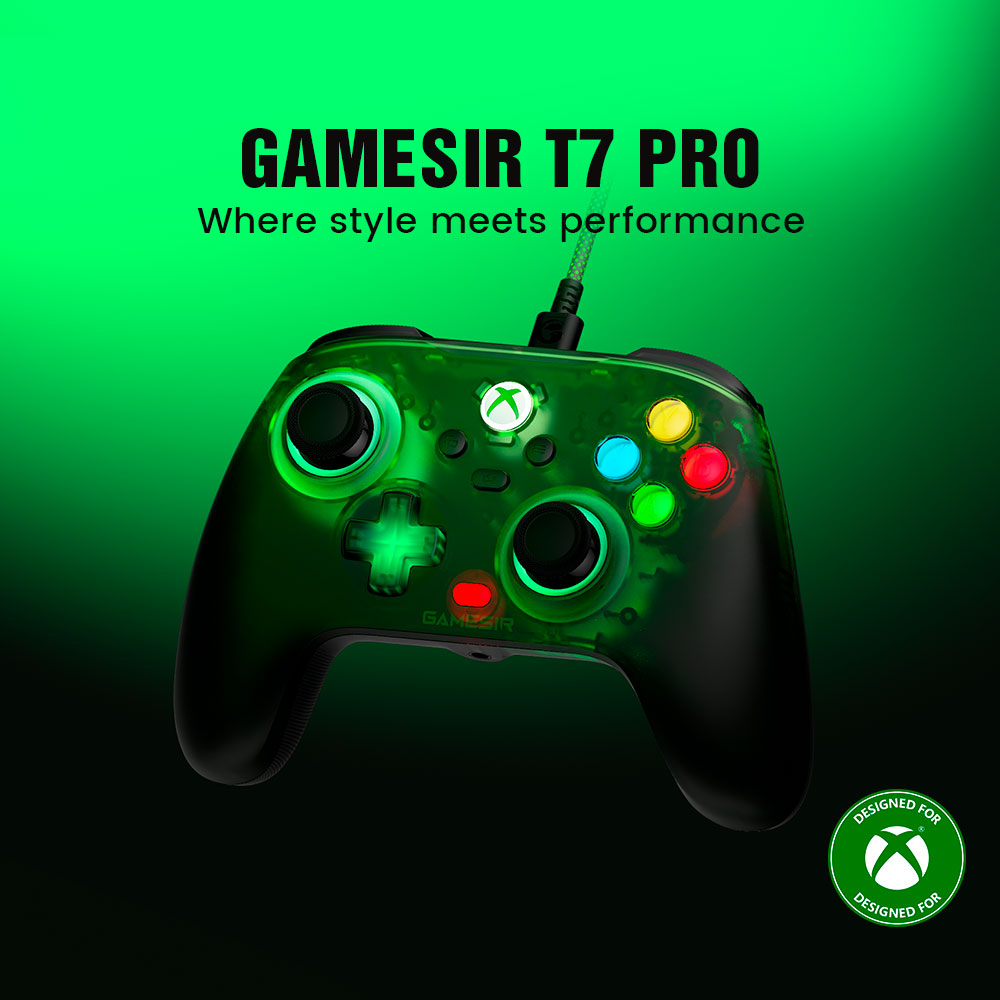 GameSir T7 Pro Retro Green Product 01