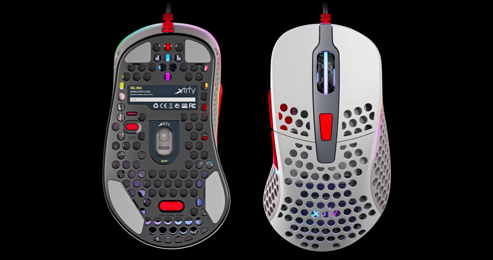 ขาย Xtrfy M4 Rgb Ultra Light Gaming Mouse Black ราคา 2 490 00 บาท